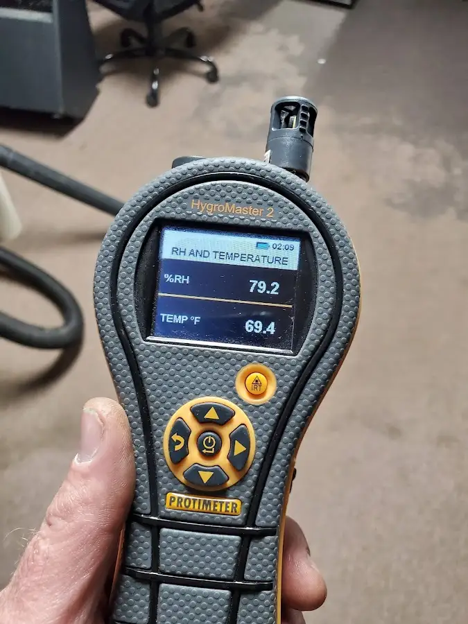 Moisture meter humidity assessment for Mold Remediation & Removal in Jacksonville