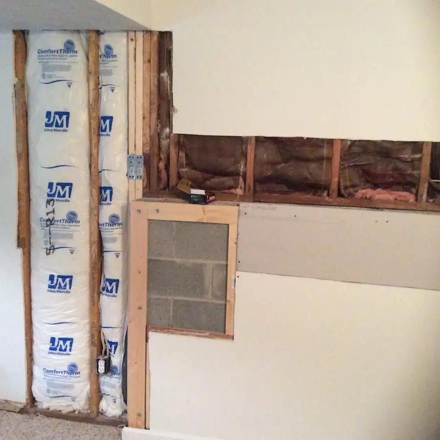 Wall insulation replacement during Odor Removal & Deodorization in Jacksonville